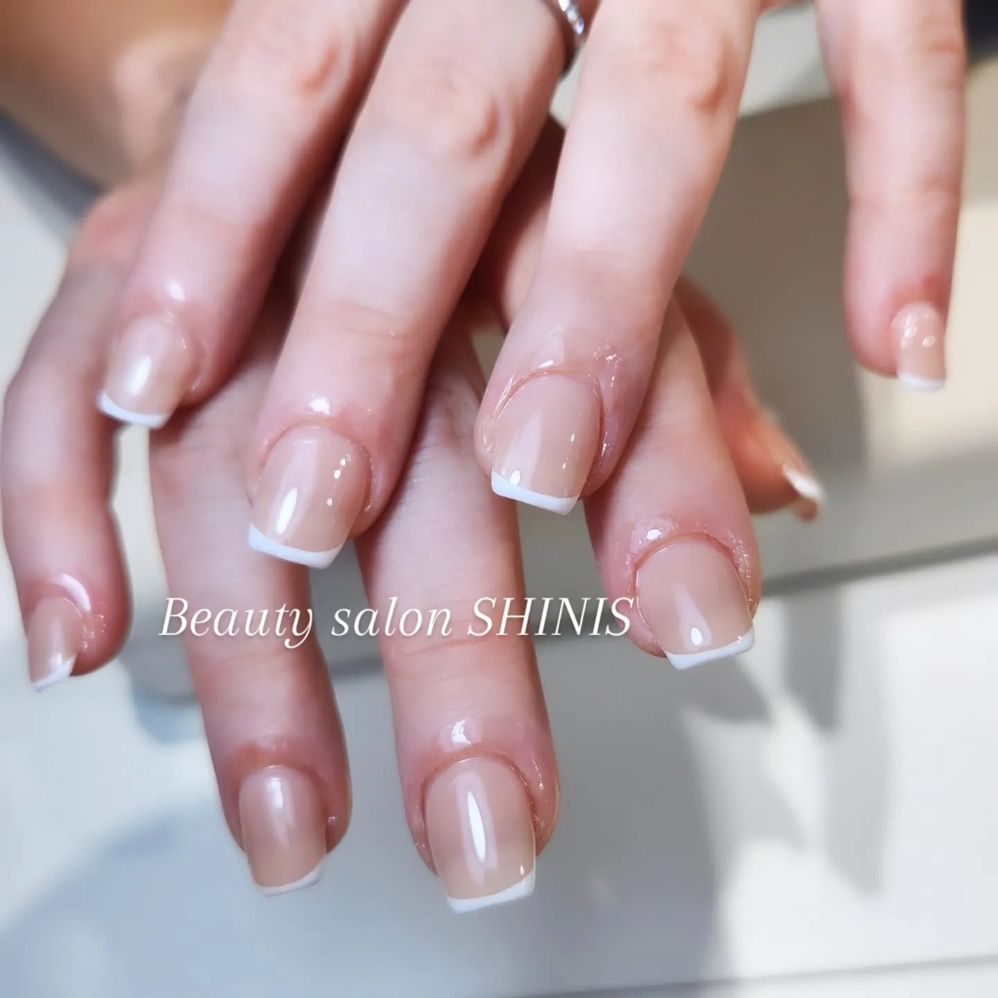 #ショートフレンチネイル#フレンチネイル#ネイルサロン沖縄 ...