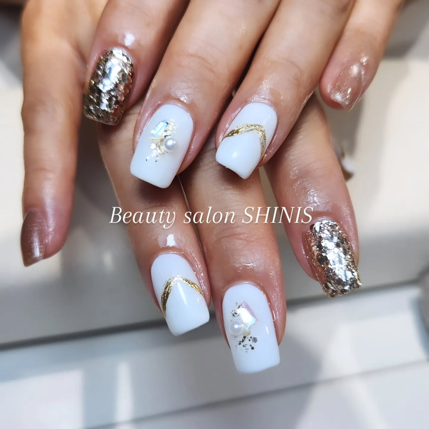 #うるま市ネイルサロン#ネイル#沖縄ネイルサロン#ホワイトネ...