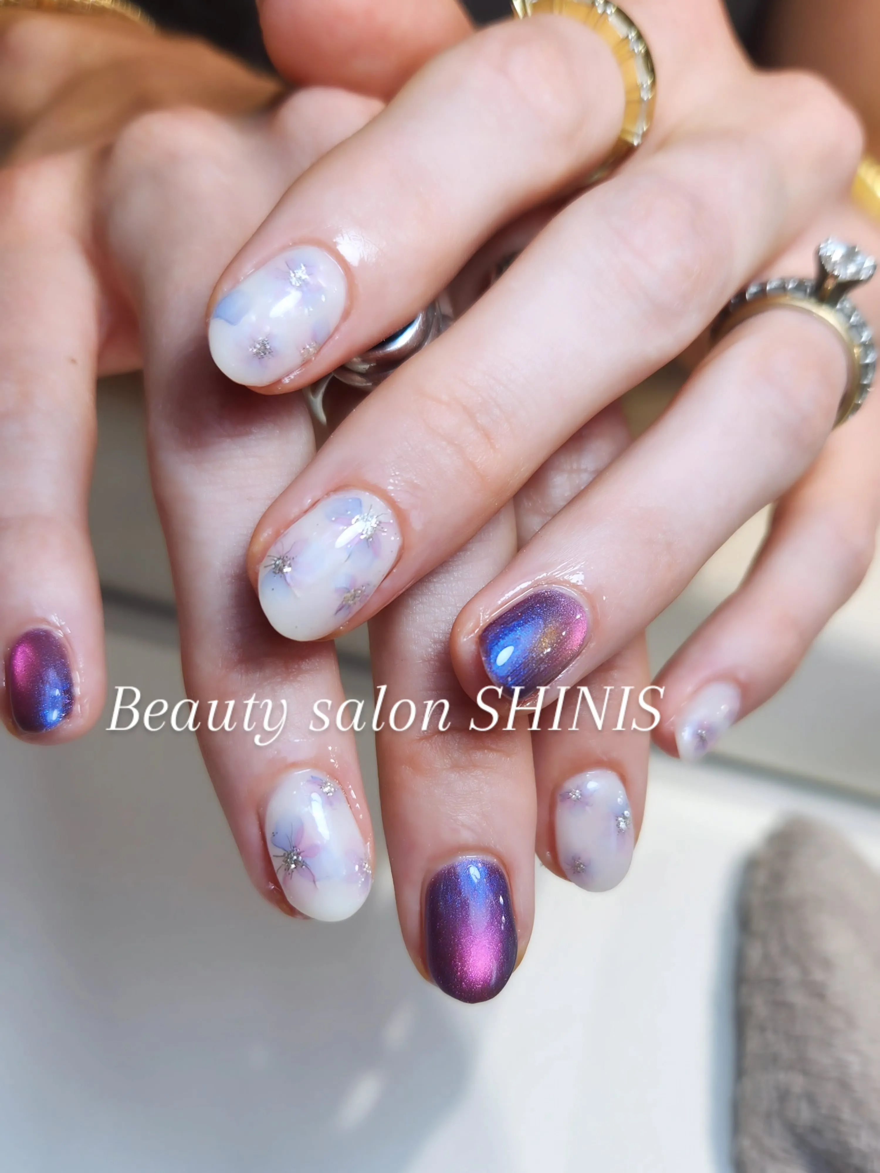 #ネイル#ネイルサロンうるま市#ネイルサロン沖縄#フラワーネ...