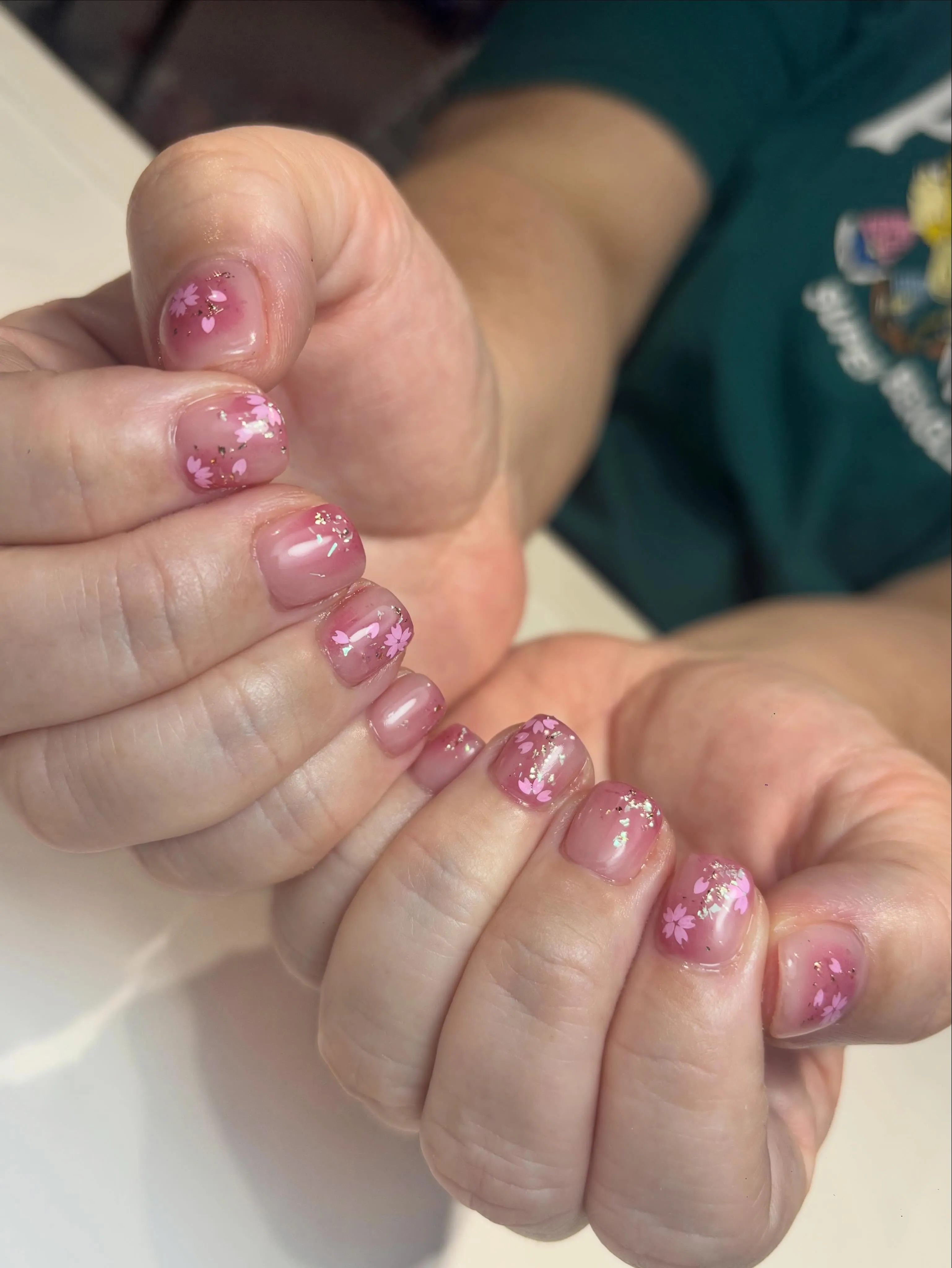 桜ネイル⁡🌸Cherry Blossoms Nail💅