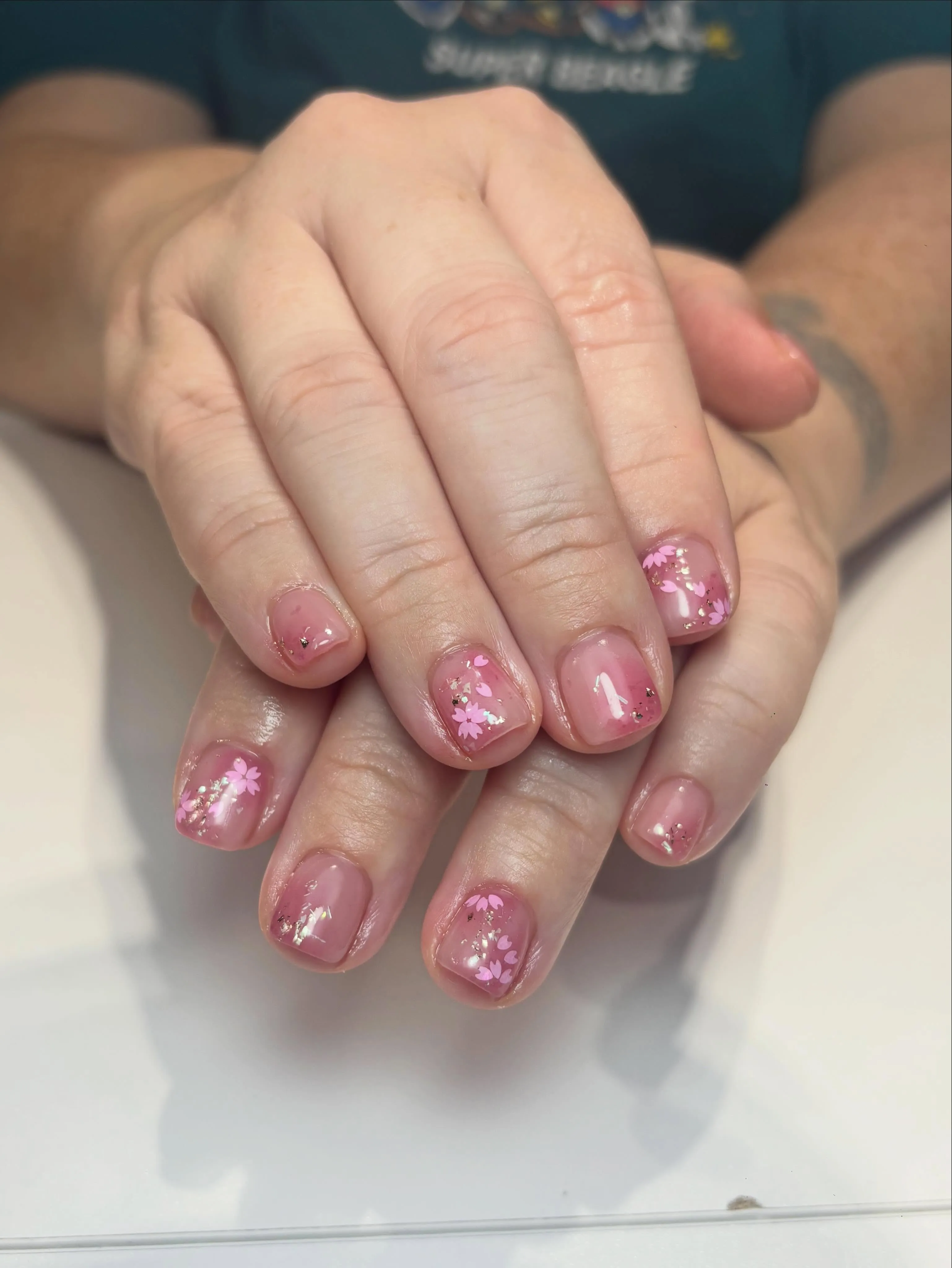 桜ネイル⁡🌸Cherry Blossoms Nail💅