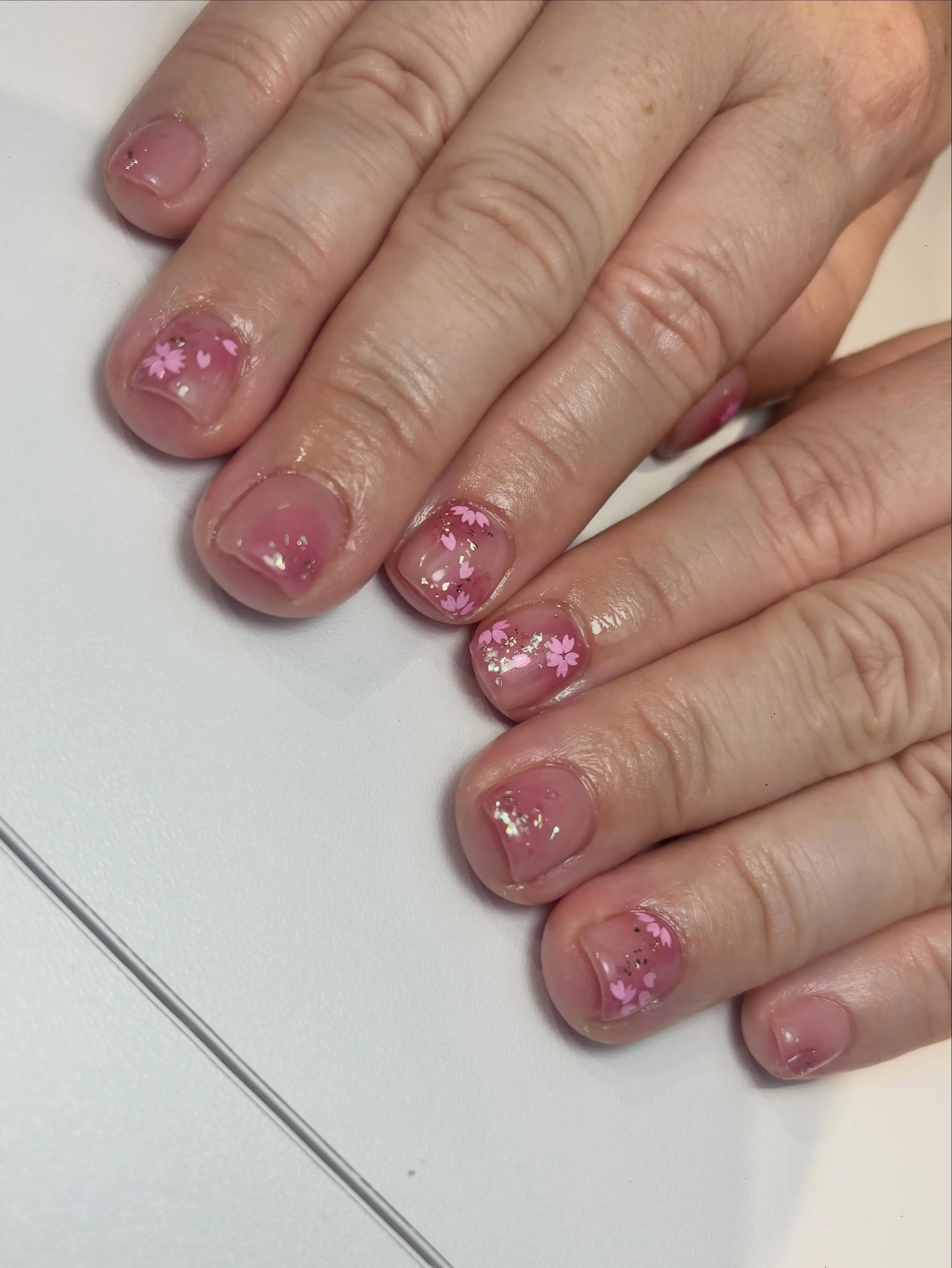 桜ネイル⁡🌸Cherry Blossoms Nail💅