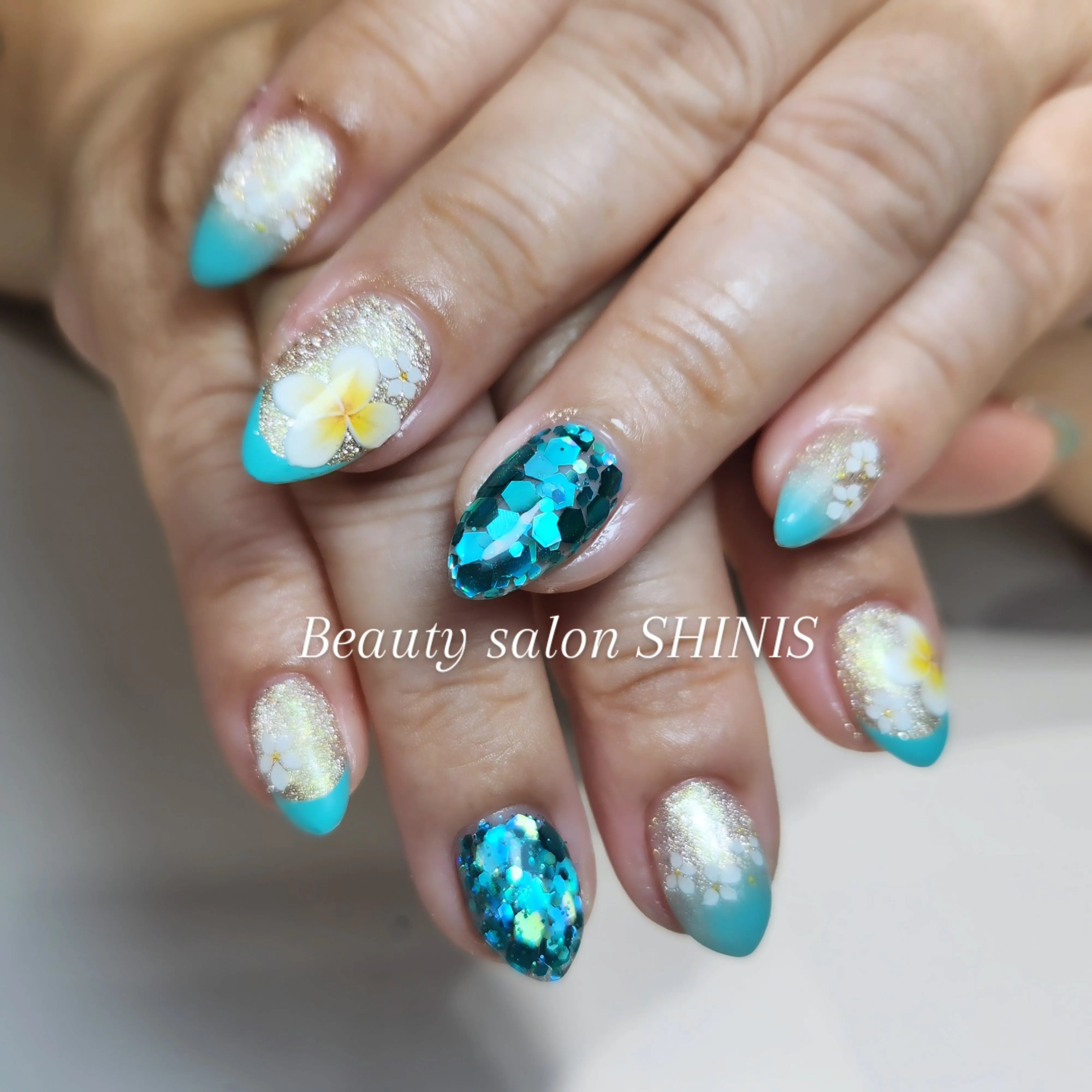#ネイル#ネイルサロンうるま市#ネイルサロン沖縄市 #夏ネイ...
