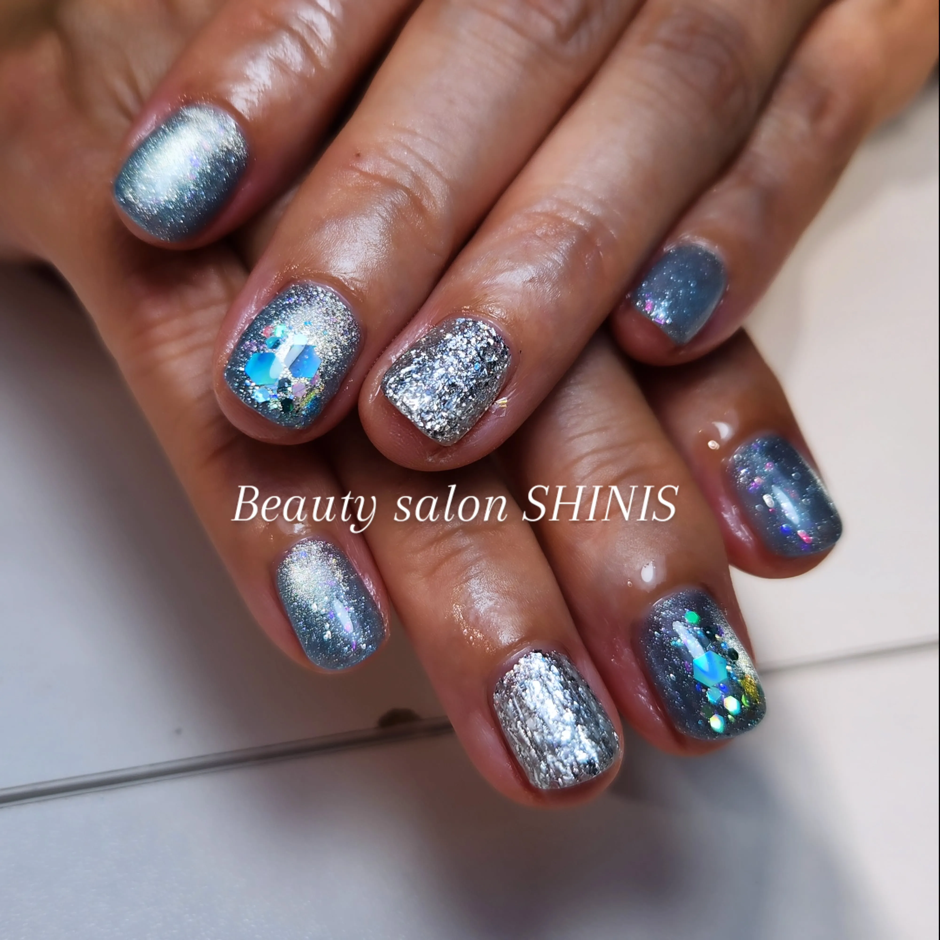 #ネイル#マーメイドネイル#ネイルサロン沖縄#うるま市ネイル...
